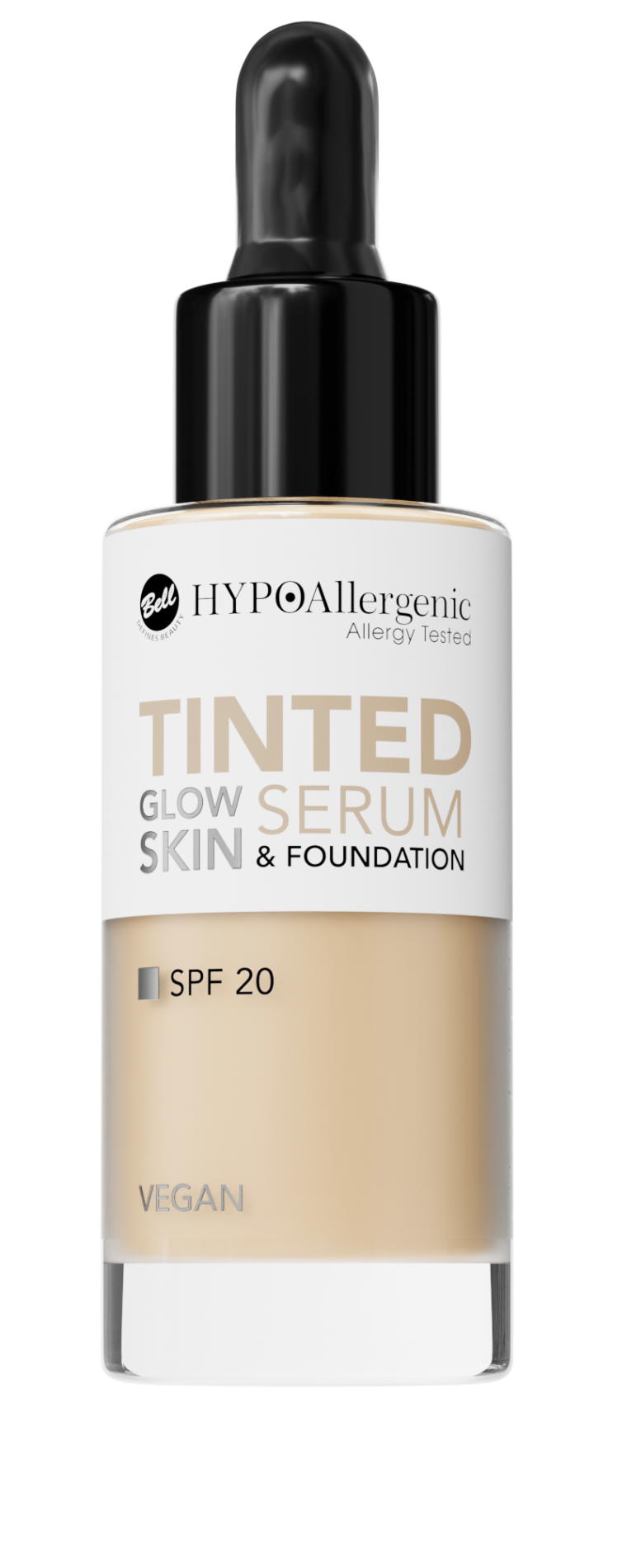 HYPOAllergenic Glow Skin Tinted Serum & Foundation SPF20 03